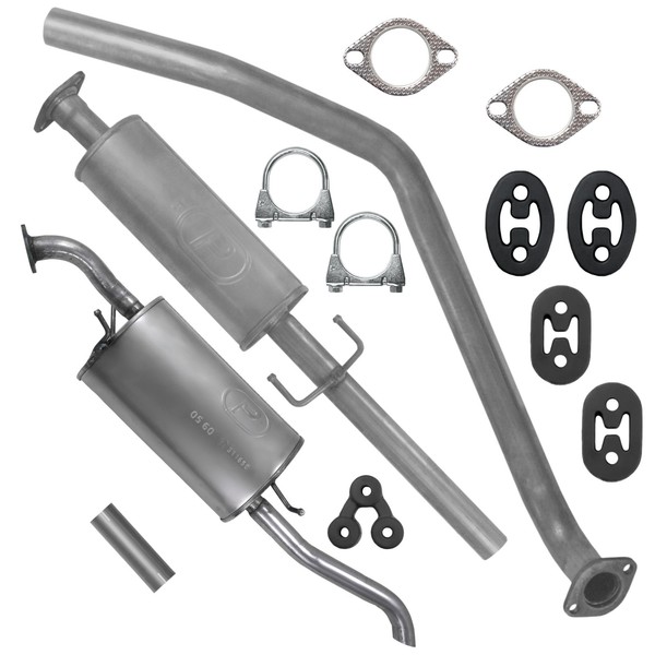 Mitteltopf Endtopf Auspuff FüR Daewoo Kalos 1 I 1.4 Limousine (03-05) Polmo-image