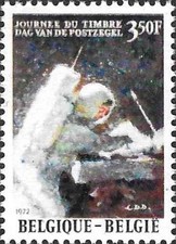 Timbre Cosmos "Journée du Timbre" Belgique 1622 ** - 85832FX