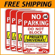 Private Driveway Signs - Fade Free Aluminum