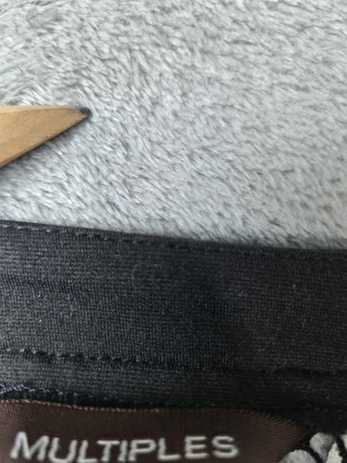 Multiples Jacket Womens Medium Black Multicolor L… - image 9