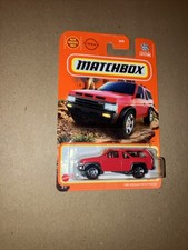 MATCHBOX 2024 54 RED 85 1985 NISSAN PATHFINDER 4X4 SUV OFF ROAD MUD SNOW TRAIL