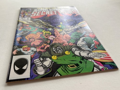 Marvel Super Heroes Secret Wars #6 (1984) Key Cameo 2nd Spider-Woman VF+ range - Picture 2 of 4