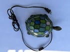 Vintage Tiffany Style Tortoise Lamp  Stained Glass Turtle Desk Lamp
