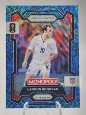 2026 Panini Prizm Monopoly FIFA World Cup Landon Donovan #48 Blue Wave Prizm SP