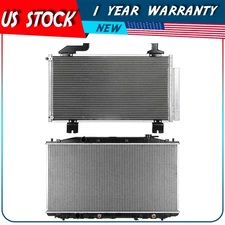 Radiator and AC Condenser Kit For 2010 2011 2012 2013 2014 Acura TSX
