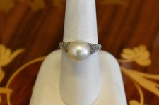 Silver Pearl Ring