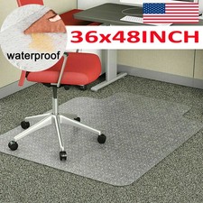 Office Chair Mat Carpet Floor Protector PVC Home Office Room Computer Mat 36x48"