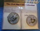 Kennedy Half Dollar The Civil War Coin  Colorized