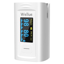 Pulse Oximeter Fingertip, Blood Oxygen Saturation Monitor with Built-in Memor...