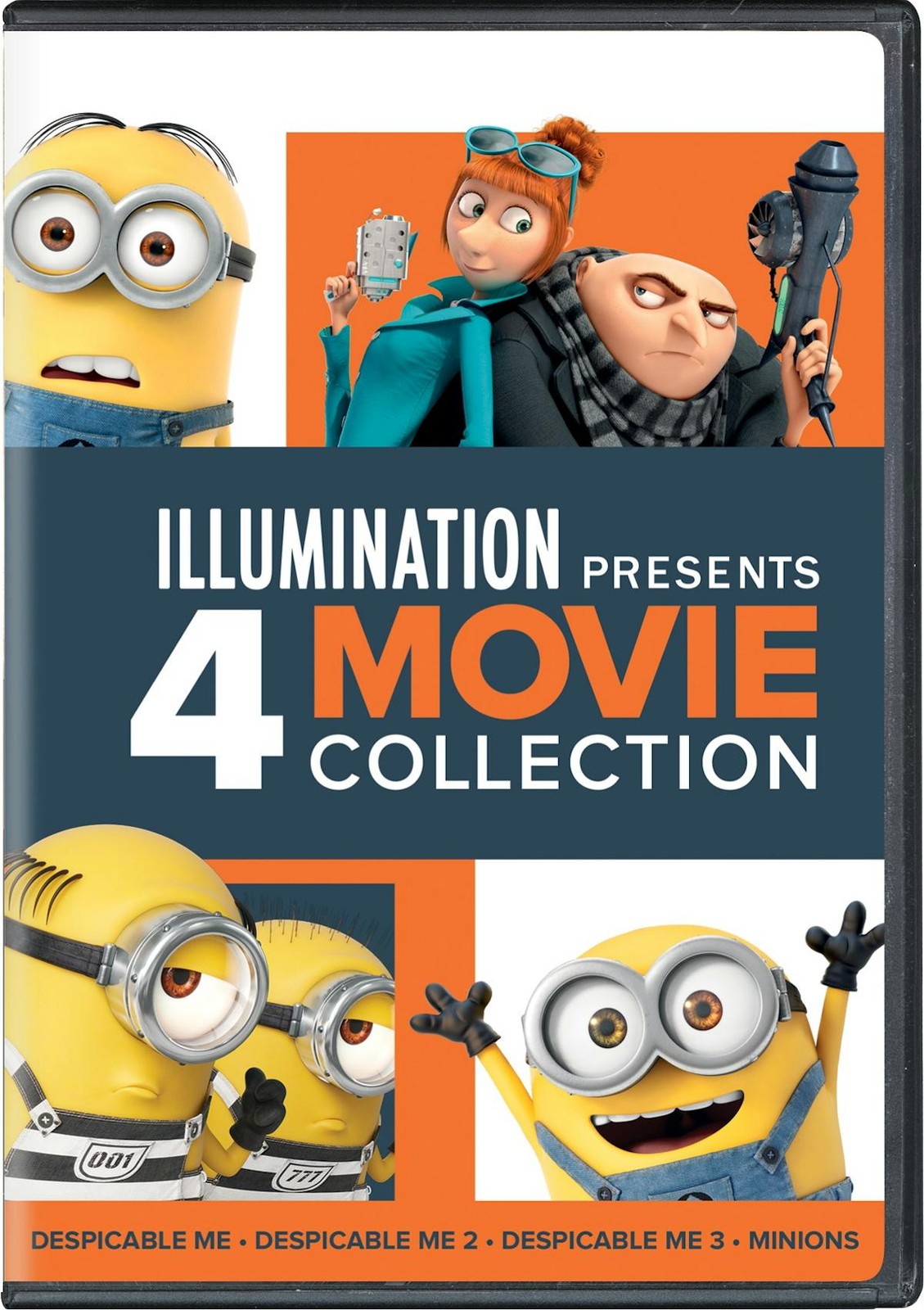 Despicable Me / Despicable Me 2 / Despicable Me 3 / Minions DVD Steve Carell NEW
