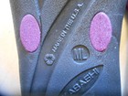 NWOB WOMEN'S OKABASHI BLACK & PURPLE SUPPORTIVE FLIP-FLOPS SIZE M/L(8-9) — photo 2