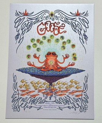 Goose The Band Poster San Diego 2023 Lilac Ed S/N X/80 Spusta