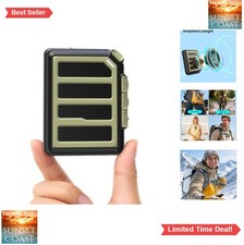 Wearable Bluetooth Speaker Clip On IPX5 Waterproof 25H Battery Hands Free Music