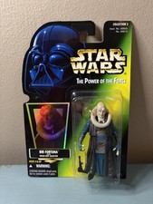 Vtg 1996 Kenner Star Wars BIB FORTUNA 3.75in Action Figure POTF