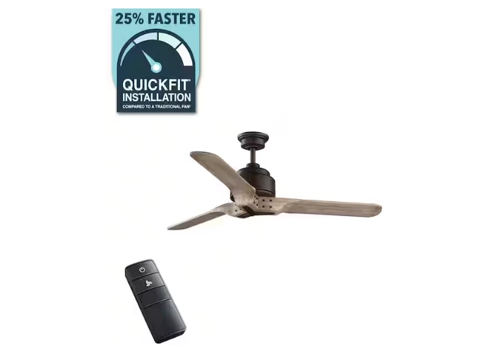 Home Decorators Collection Chasewood 54" Indoor/Outdoor Roasted Java Ceiling Fan - Image 2 of 4