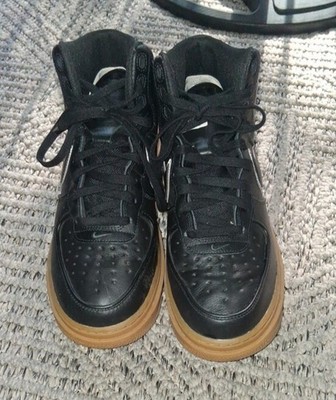 Size 10 Nike Air Force 1 High Gore-Tex Sneaker Boot Black Gum CT2815-001