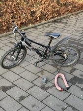 KUbikes 20L MTB Kinderfahrrad schwarz 20 Zoll + Schloss