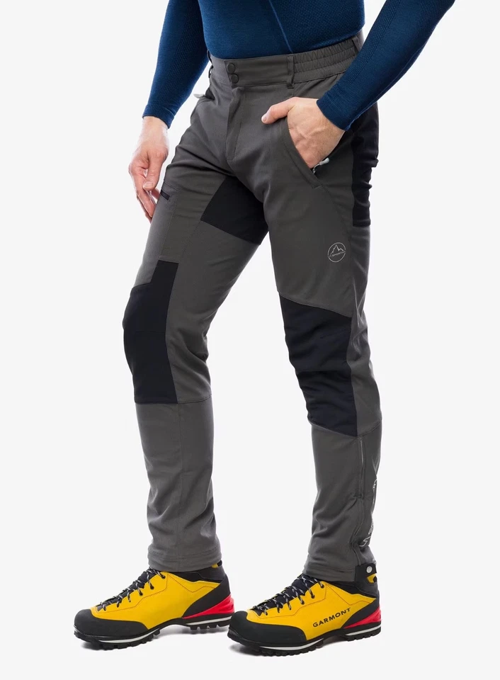 Pantalones de seguimiento La Sportiva Clariden 2.0 carbono/negro talla M Foto 3 de 4