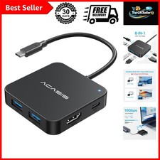 USB C Hub 10Gbps, USB C to 4K 60Hz HDMI Adapter for Laptop/MacBook
