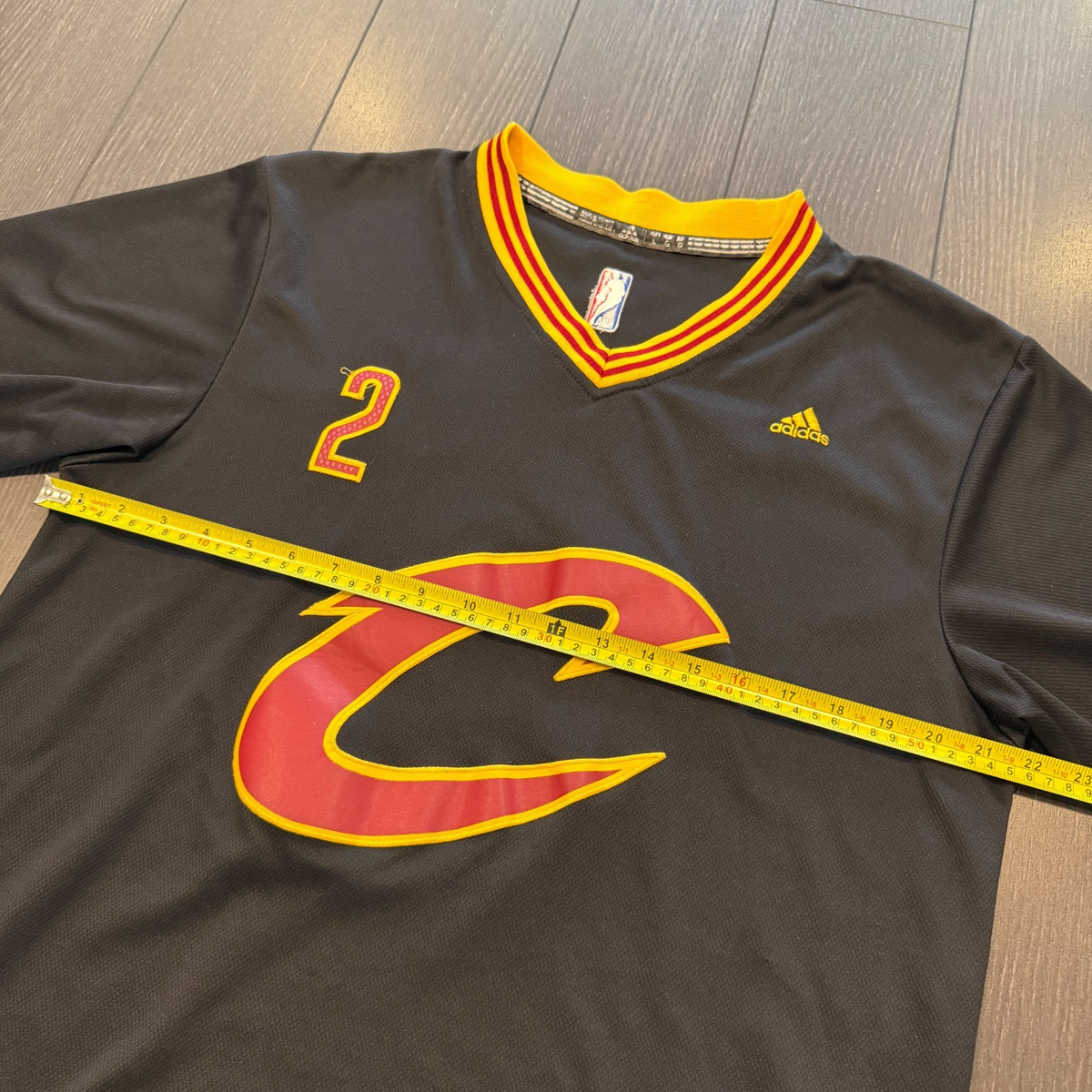 Adidas Kyrie Irving Cleveland Cavaliers Sleeved Swingman Jersey