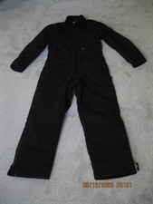 Walls Blizzard Pruf Work Wear Insulated Heavy Duty Coveralls Med. Regular Black