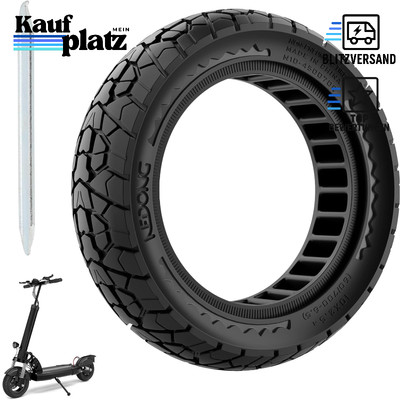 Off-Road Reifen 10x2.5 für Ninebot F20/F40/G30/mi4 - Schwarz 1 Stück