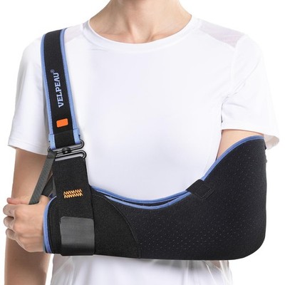 Arm Sling Shoulder Immobilizer for Women and Men, fit Left or Right Arm - Rot...