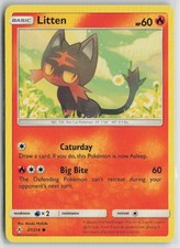 Litten 27/214 Common Unbroken Bonds Pokemon Lightly Played