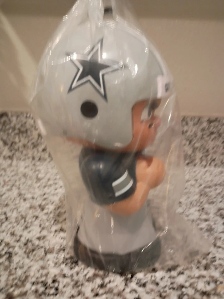 Dallas Cowboys Big Sip Botella de Agua Taza NFL Teenymates Fútbol Jarra/Paja de Agua  Foto 2 de 4