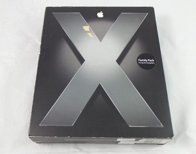 Apple Mac OS X 10.4 Tiger Family Pack - 5 Client DVD (M9640Z/A)