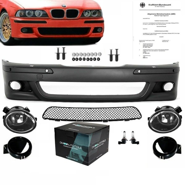 Sport StoßStange Vorne ABS FüR Sra+Pdc+Nebel Passt FüR BMW E39 M5 M +Nieten*Abe*-image