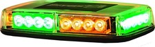 Buyers Products 8891049 Amber/Green LED Rectangular Mini Light Bar