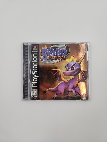 Spyro 2 Ripto's Rage PS1 PlayStation 1 Complete CIB Gold Cover