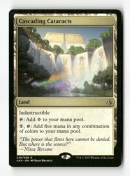 Cascading Cataracts #240 Amonkhet AKH Rare Land MTG