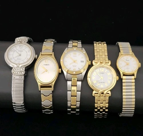 Vintage Timex Ladies Watch Lot 5 Working Watches!
