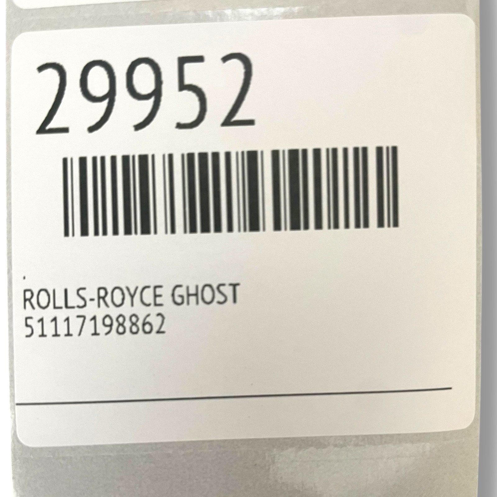 Rolls-Royce Ghost 2010-2014 Front Bumpers Set P/N 51117198859