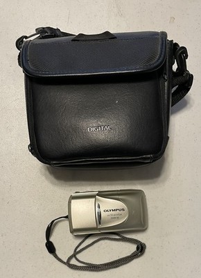 Olympus Stylus Epic Zoom 80 MJU II 35mm Film Point & Shoot Camera w/Case *Tested