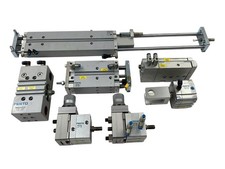 Zestaw 7 szt. FESTO zB 1x DFM-20-250-B* 1x DFM-25-80-B-PPV-A-KF 1x DFM-50-25-P-A-GF..