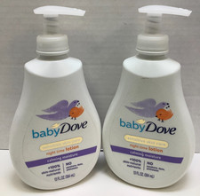 Baby Dove Moisturizing Baby Lotion Calming Nights Hypoallergenic, 13oz, Lot of 2