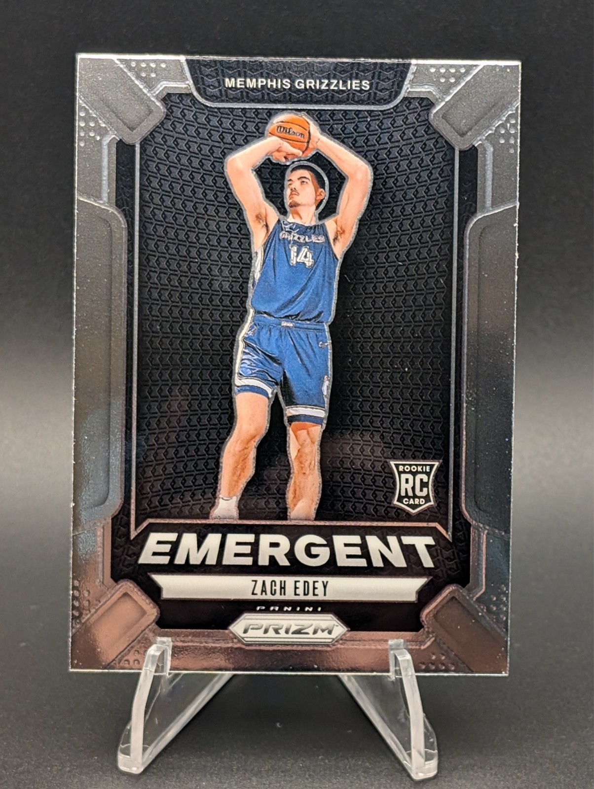 2024-25 Panini Prizm Emergent Zach Edey Rookie Card RC #16