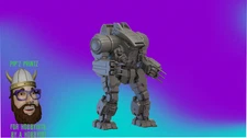 PLG-3Z Pillager Alternate Mech Model For Battletech 6mm-10mm-15mm