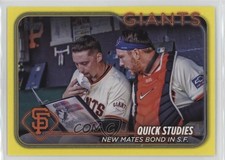 2024 Topps Update Yellow Patrick Bailey Blake Snell #US55 k2y