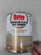 Oatey Regular Clear PVC Cement 32oz