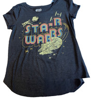 Star Wars Dark Grey Short sleeve T-shirt Boys or Girls Size XL 14-16 Regular