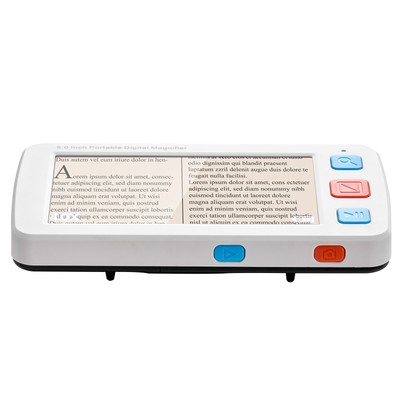 Uimoso Portable Digital Magnifier 5'' HD Electronic Video Magnifier 4X - 32X Zoom