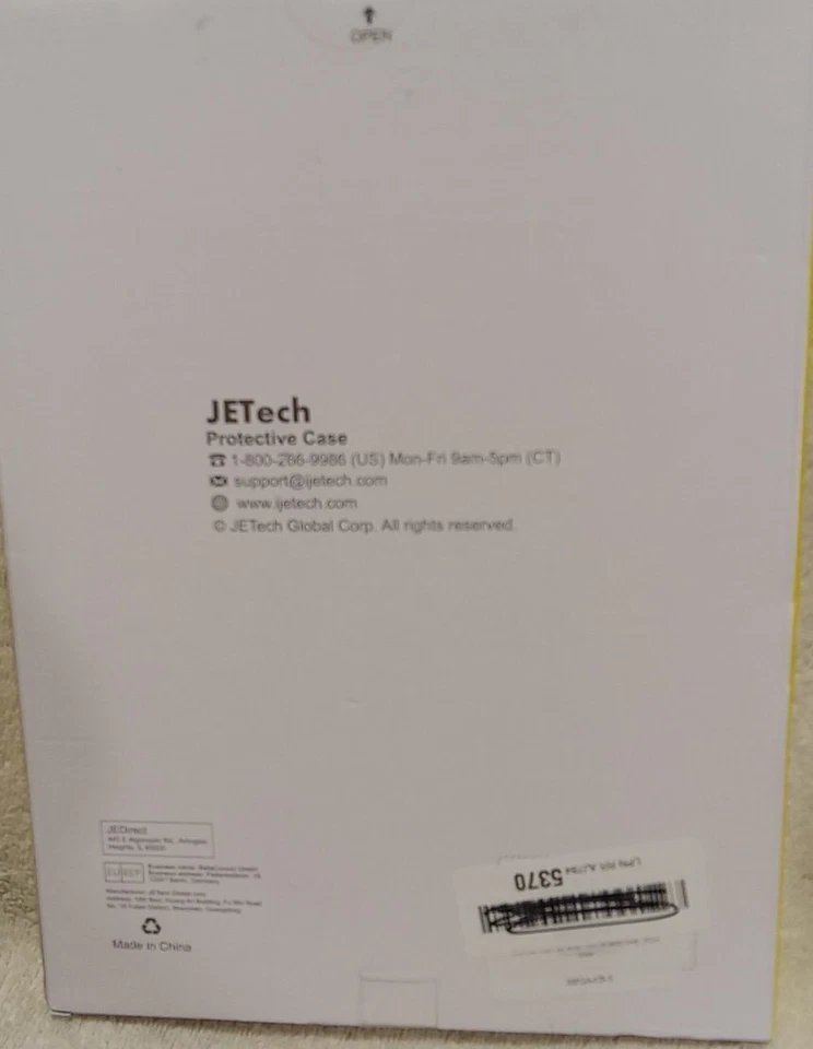 JETech Protective Case For iPad Air 3/Pro 10.5 Auto Wake/Sleep SV3 Light Blue - Image 4 of 4