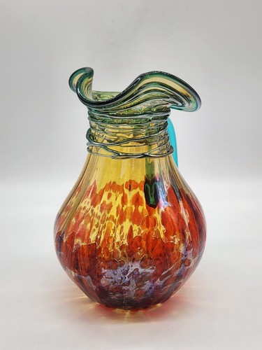 Mariusz Rynkiewicz Glass Pitcher Hand Blown, Signed And Numbered - Picture 4 of 15