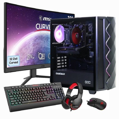 GAMEMAX MegaDeal Gaming-PC Diamond BK SET2516 7394 - Intel Core i5-1440F  #HY516