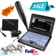 Contec Portable Ultrasound Scanner Veterinary Laptop Machine,Animal Rectal Probe