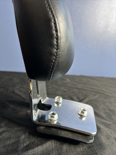 Harely Davidson Genuine Softail Duece FXSTD 00-07 Chrome Backrest with Pad - Picture 3 of 6